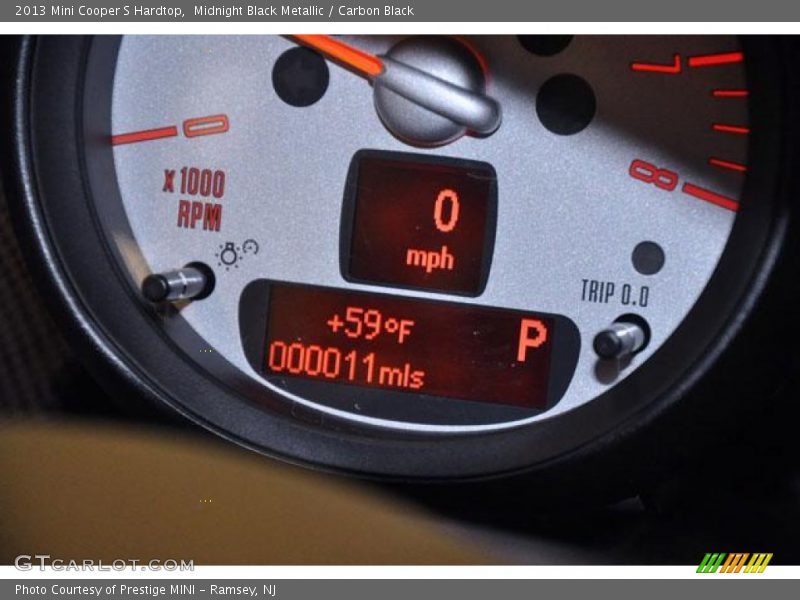 Midnight Black Metallic / Carbon Black 2013 Mini Cooper S Hardtop