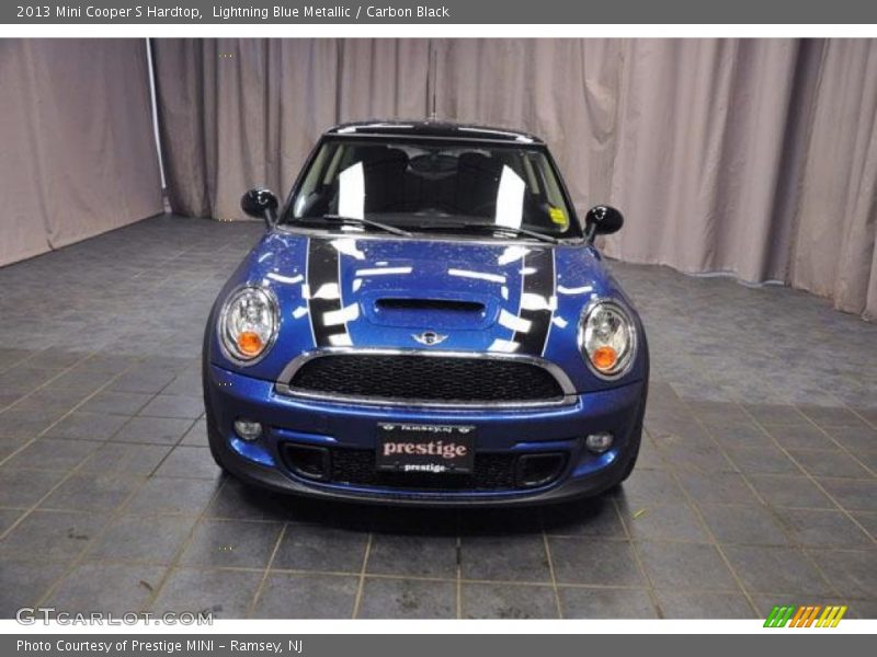 Lightning Blue Metallic / Carbon Black 2013 Mini Cooper S Hardtop