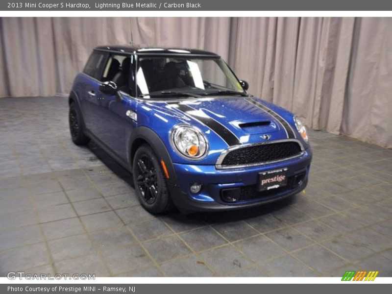 Lightning Blue Metallic / Carbon Black 2013 Mini Cooper S Hardtop