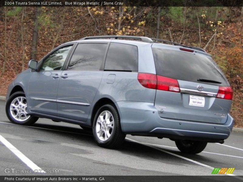 Blue Mirage Metallic / Stone Gray 2004 Toyota Sienna XLE Limited