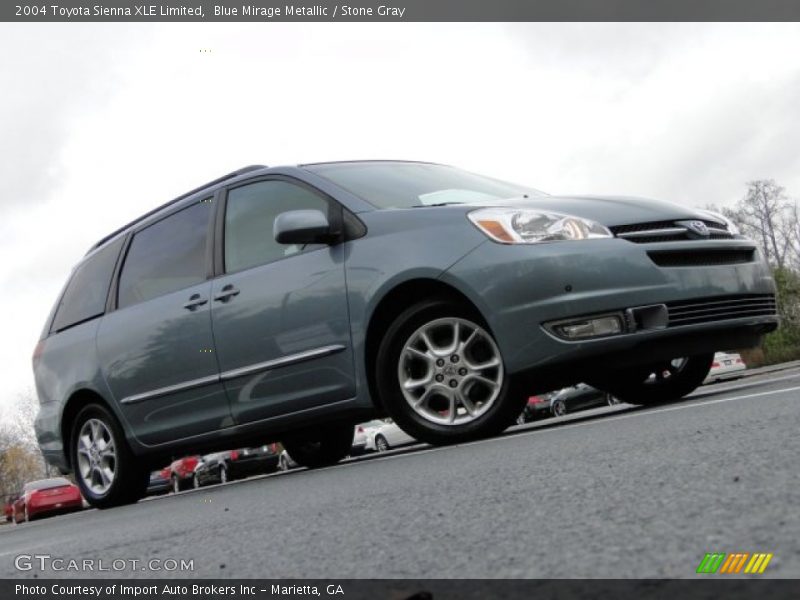 Blue Mirage Metallic / Stone Gray 2004 Toyota Sienna XLE Limited
