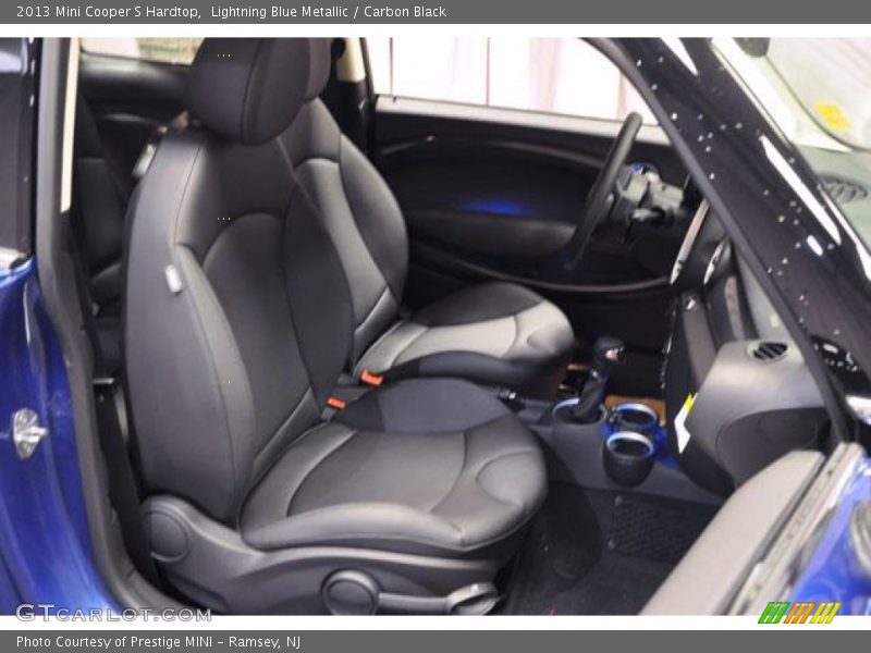 Lightning Blue Metallic / Carbon Black 2013 Mini Cooper S Hardtop