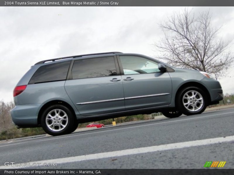 Blue Mirage Metallic / Stone Gray 2004 Toyota Sienna XLE Limited