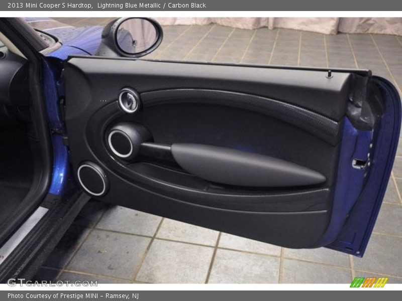 Lightning Blue Metallic / Carbon Black 2013 Mini Cooper S Hardtop