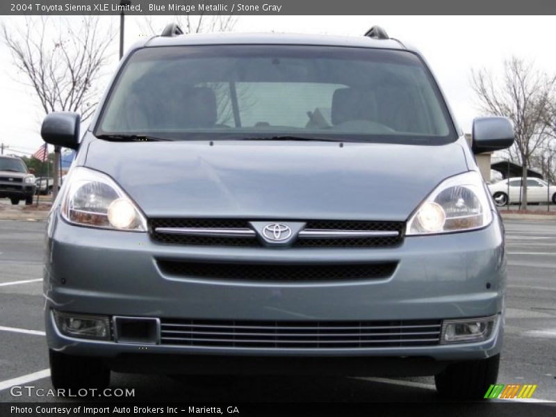 Blue Mirage Metallic / Stone Gray 2004 Toyota Sienna XLE Limited