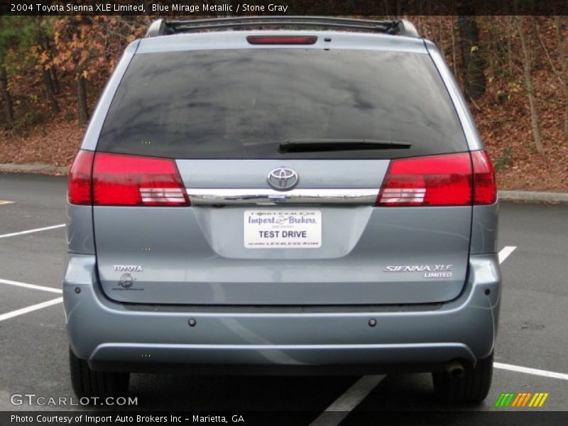 Blue Mirage Metallic / Stone Gray 2004 Toyota Sienna XLE Limited