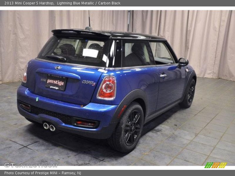 Lightning Blue Metallic / Carbon Black 2013 Mini Cooper S Hardtop