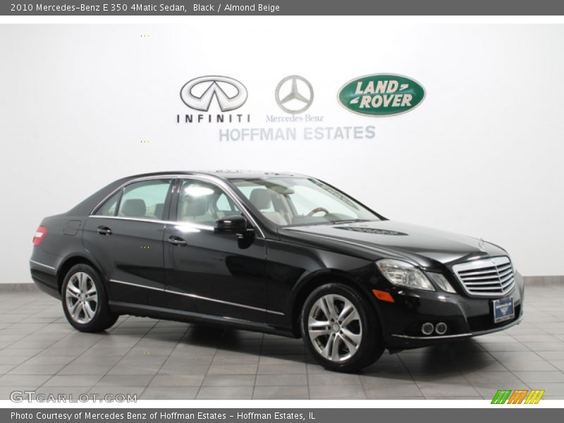 Black / Almond Beige 2010 Mercedes-Benz E 350 4Matic Sedan