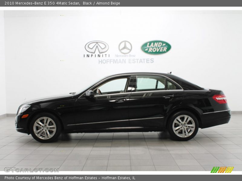 Black / Almond Beige 2010 Mercedes-Benz E 350 4Matic Sedan