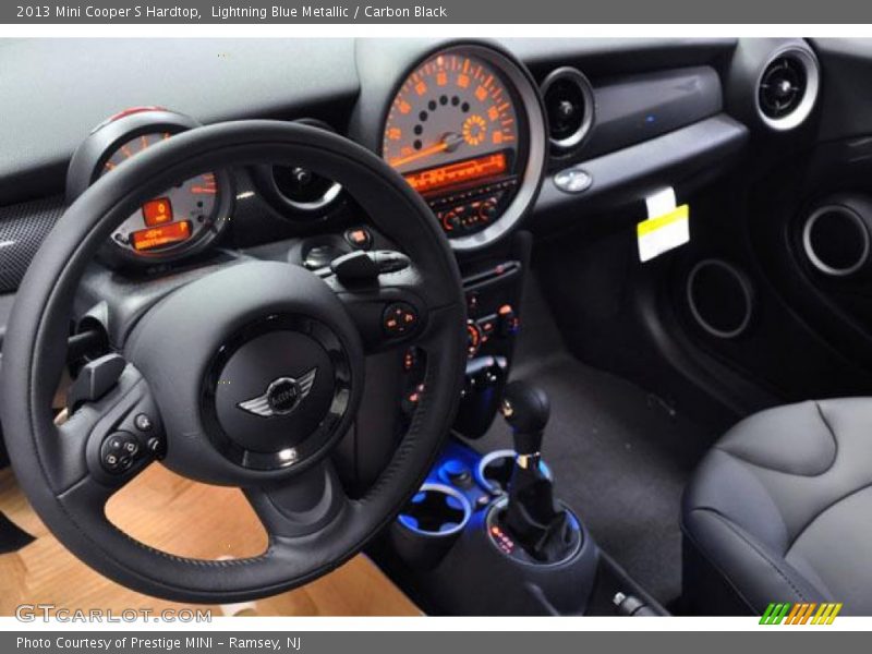 Lightning Blue Metallic / Carbon Black 2013 Mini Cooper S Hardtop