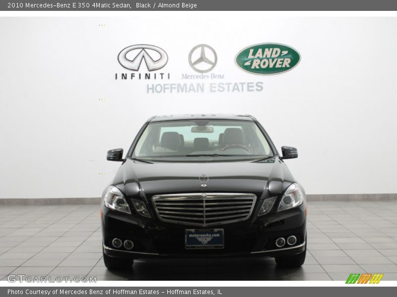 Black / Almond Beige 2010 Mercedes-Benz E 350 4Matic Sedan