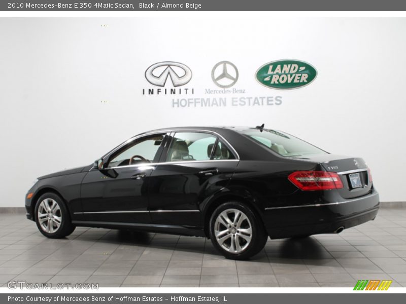Black / Almond Beige 2010 Mercedes-Benz E 350 4Matic Sedan