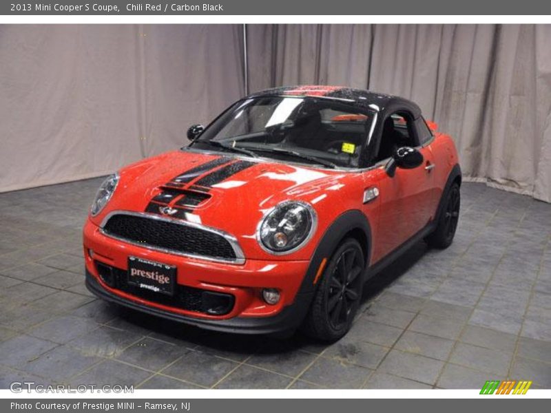 Chili Red / Carbon Black 2013 Mini Cooper S Coupe