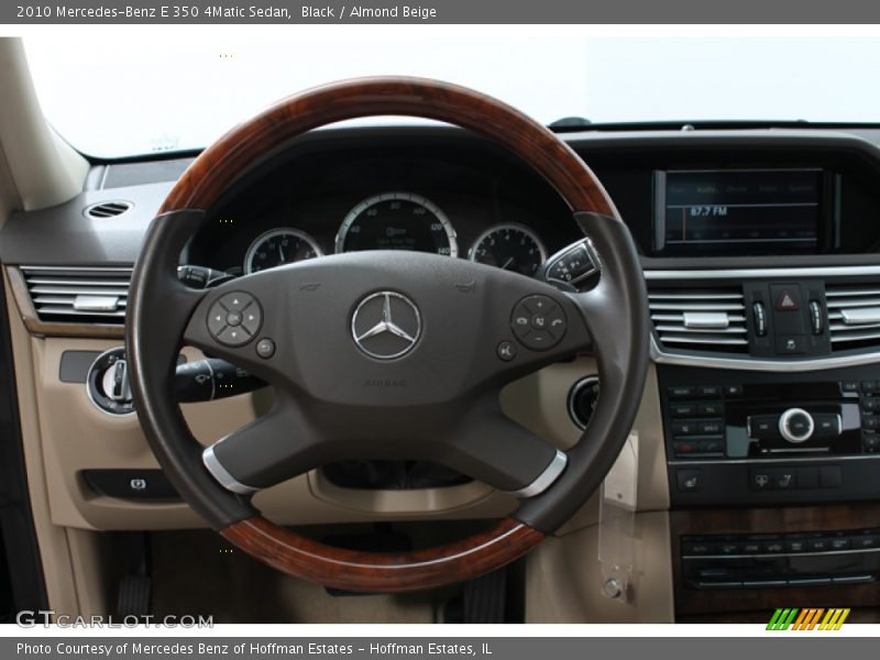 Black / Almond Beige 2010 Mercedes-Benz E 350 4Matic Sedan
