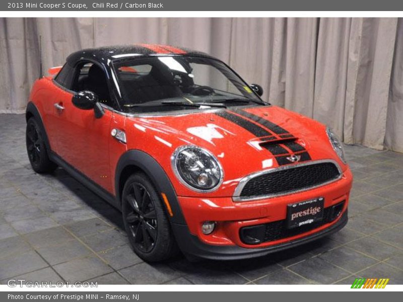 Chili Red / Carbon Black 2013 Mini Cooper S Coupe