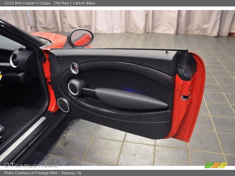 Chili Red / Carbon Black 2013 Mini Cooper S Coupe