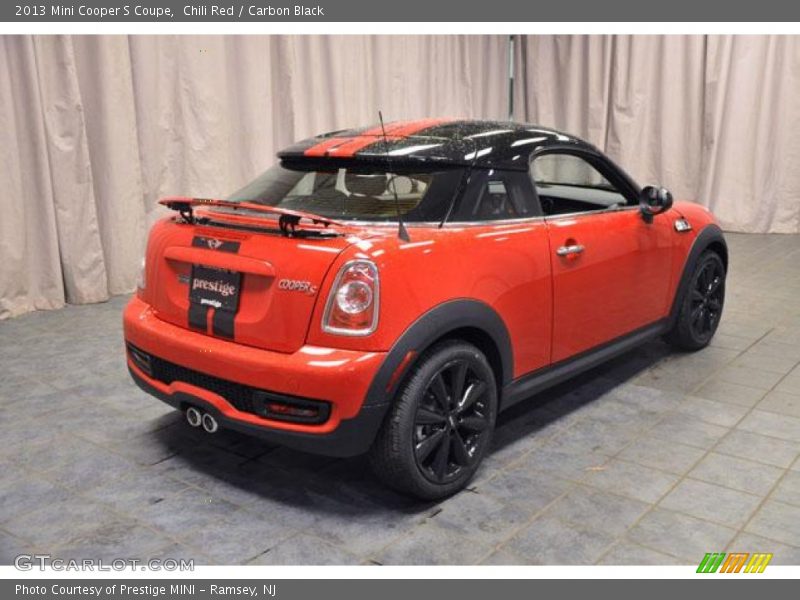 Chili Red / Carbon Black 2013 Mini Cooper S Coupe