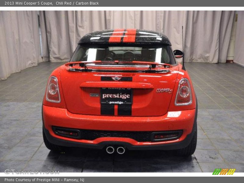 Chili Red / Carbon Black 2013 Mini Cooper S Coupe