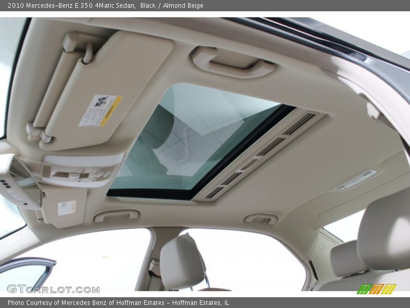 Black / Almond Beige 2010 Mercedes-Benz E 350 4Matic Sedan