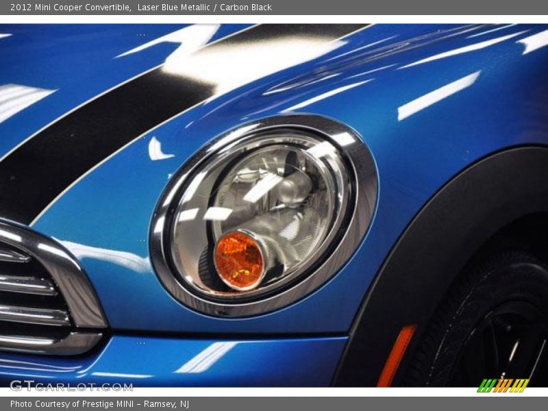 Laser Blue Metallic / Carbon Black 2012 Mini Cooper Convertible