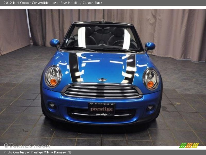 Laser Blue Metallic / Carbon Black 2012 Mini Cooper Convertible
