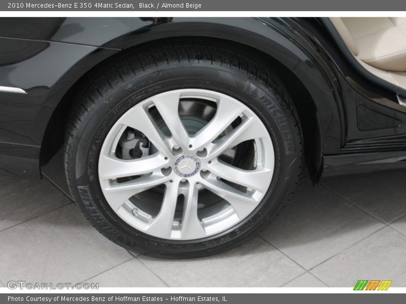 Black / Almond Beige 2010 Mercedes-Benz E 350 4Matic Sedan