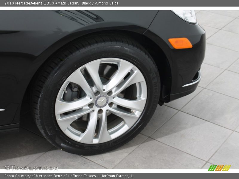 Black / Almond Beige 2010 Mercedes-Benz E 350 4Matic Sedan