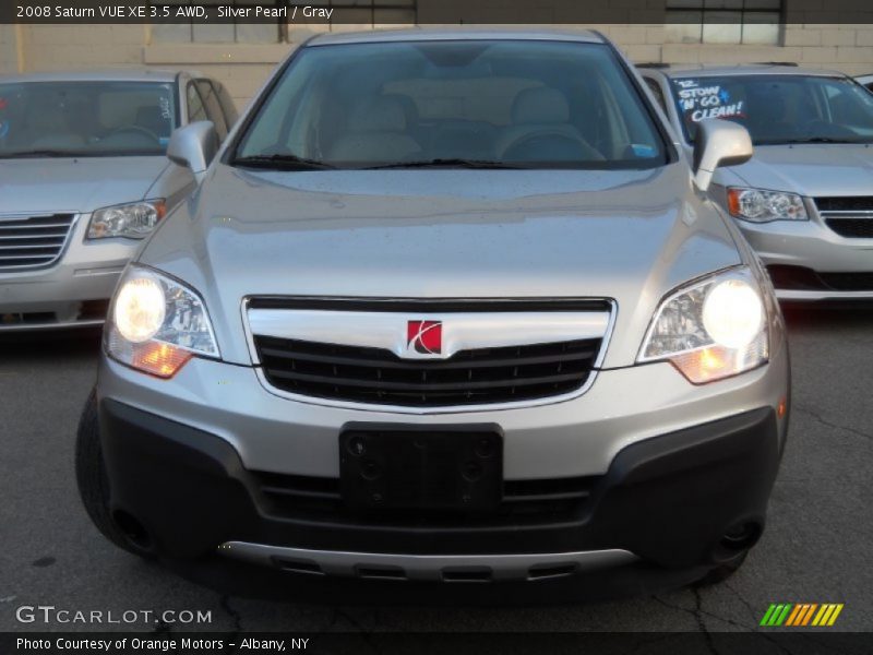 Silver Pearl / Gray 2008 Saturn VUE XE 3.5 AWD