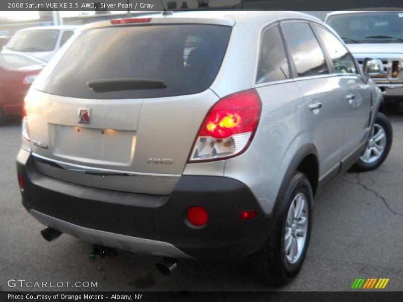 Silver Pearl / Gray 2008 Saturn VUE XE 3.5 AWD