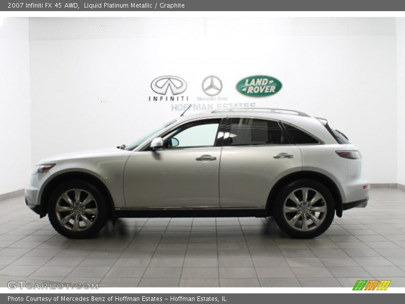 Liquid Platinum Metallic / Graphite 2007 Infiniti FX 45 AWD