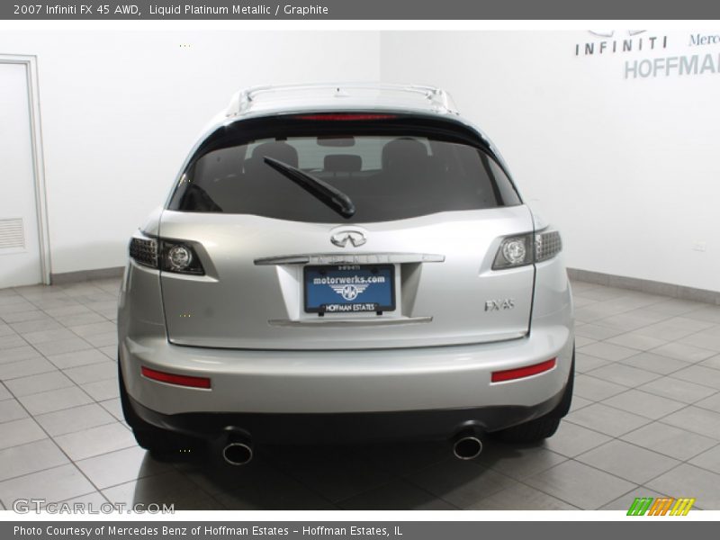 Liquid Platinum Metallic / Graphite 2007 Infiniti FX 45 AWD