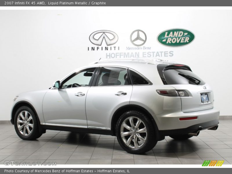 Liquid Platinum Metallic / Graphite 2007 Infiniti FX 45 AWD