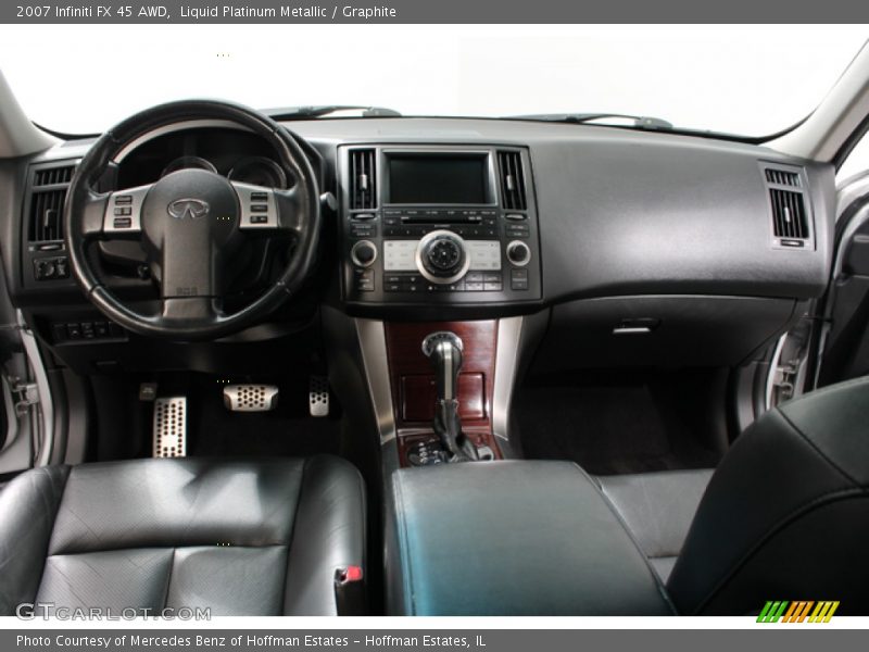 Liquid Platinum Metallic / Graphite 2007 Infiniti FX 45 AWD