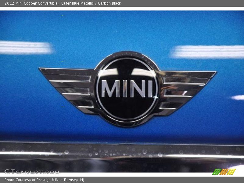 Laser Blue Metallic / Carbon Black 2012 Mini Cooper Convertible