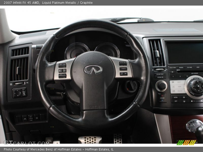 Liquid Platinum Metallic / Graphite 2007 Infiniti FX 45 AWD