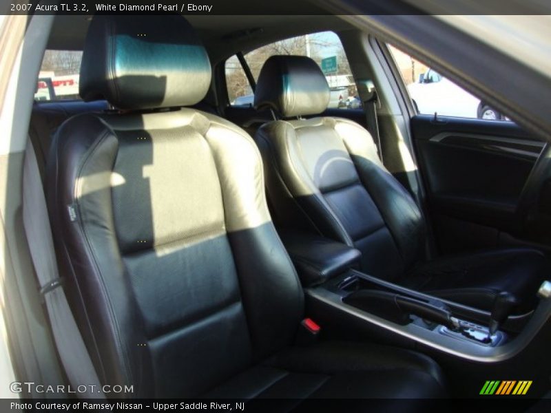 White Diamond Pearl / Ebony 2007 Acura TL 3.2