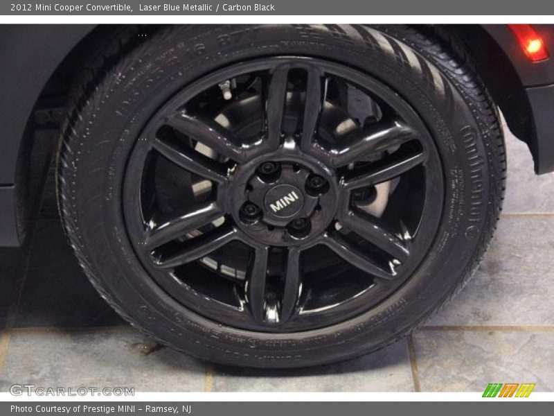 Laser Blue Metallic / Carbon Black 2012 Mini Cooper Convertible