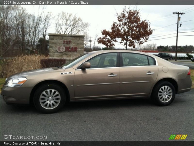 Dark Mocha Metallic / Cocoa/Shale 2007 Buick Lucerne CX