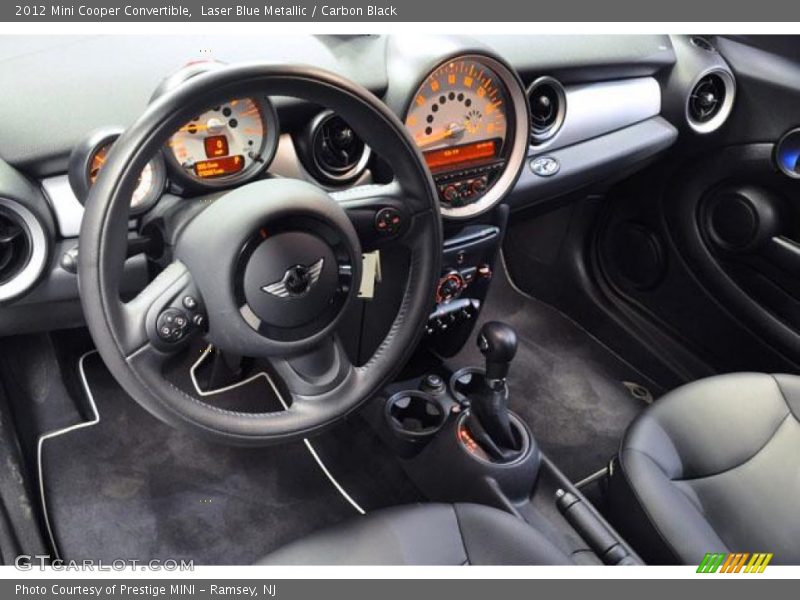 Laser Blue Metallic / Carbon Black 2012 Mini Cooper Convertible