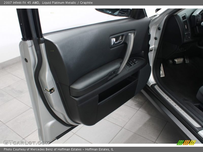 Liquid Platinum Metallic / Graphite 2007 Infiniti FX 45 AWD