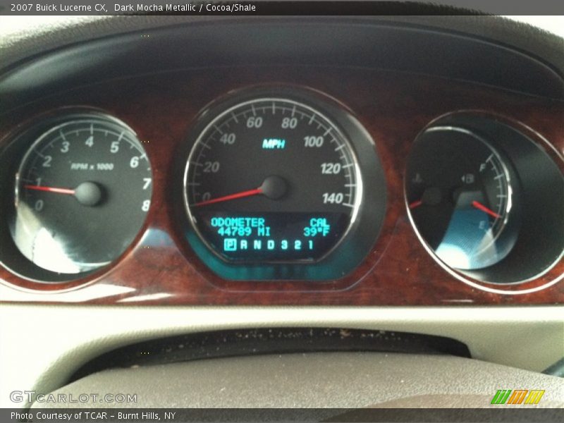 Dark Mocha Metallic / Cocoa/Shale 2007 Buick Lucerne CX