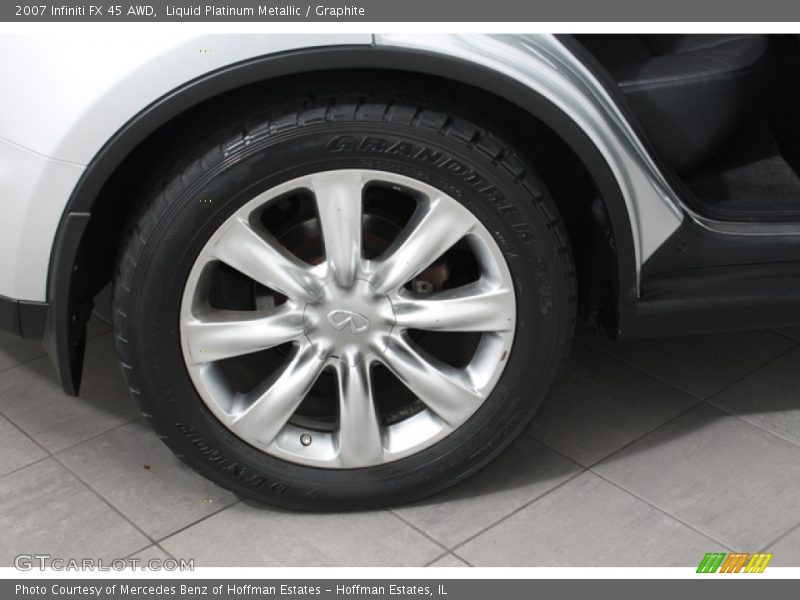 Liquid Platinum Metallic / Graphite 2007 Infiniti FX 45 AWD
