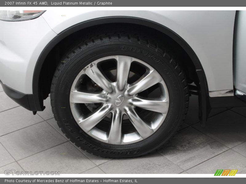 Liquid Platinum Metallic / Graphite 2007 Infiniti FX 45 AWD