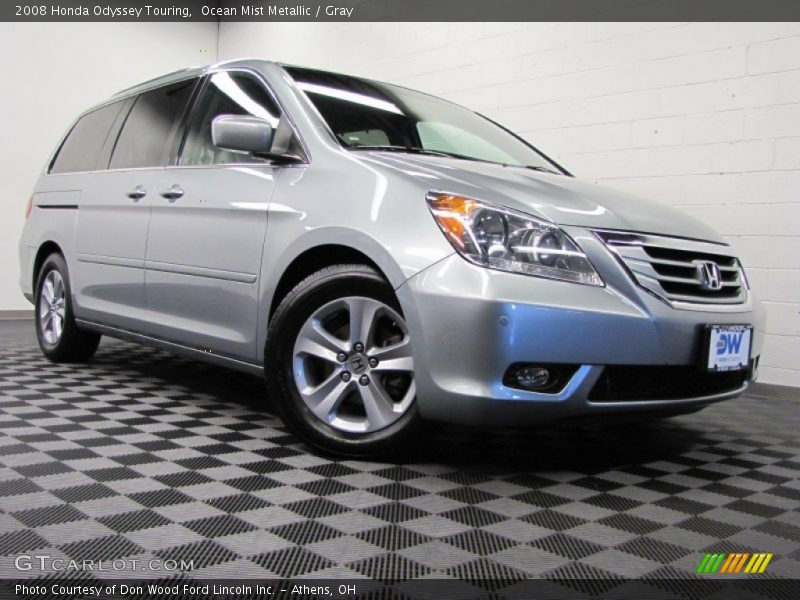Ocean Mist Metallic / Gray 2008 Honda Odyssey Touring