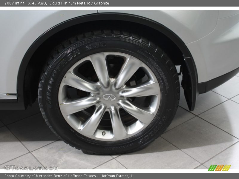 Liquid Platinum Metallic / Graphite 2007 Infiniti FX 45 AWD