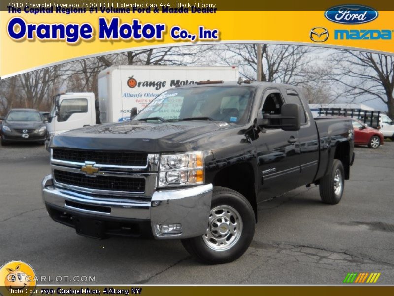 Black / Ebony 2010 Chevrolet Silverado 2500HD LT Extended Cab 4x4