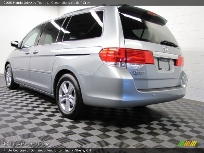 Ocean Mist Metallic / Gray 2008 Honda Odyssey Touring