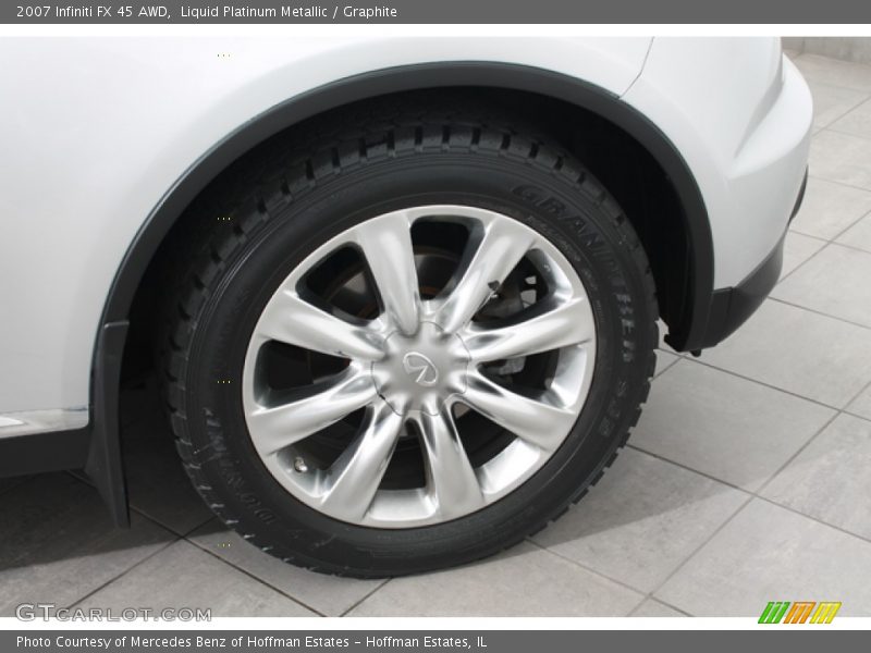 Liquid Platinum Metallic / Graphite 2007 Infiniti FX 45 AWD