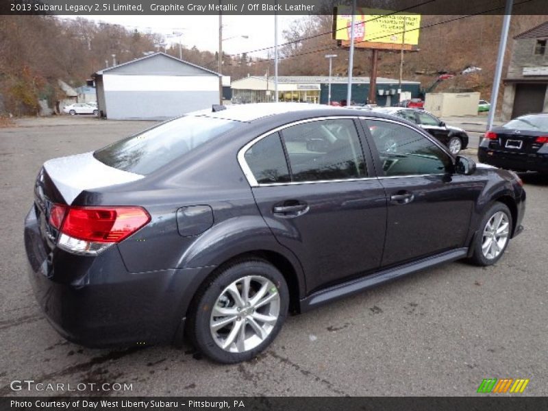 Graphite Gray Metallic / Off Black Leather 2013 Subaru Legacy 2.5i Limited