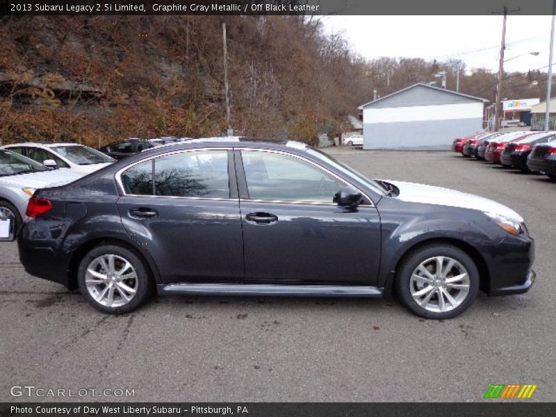 Graphite Gray Metallic / Off Black Leather 2013 Subaru Legacy 2.5i Limited